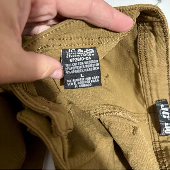 JC & JQ Chic Tan Flare Pants (961) - Picture 5 of 5